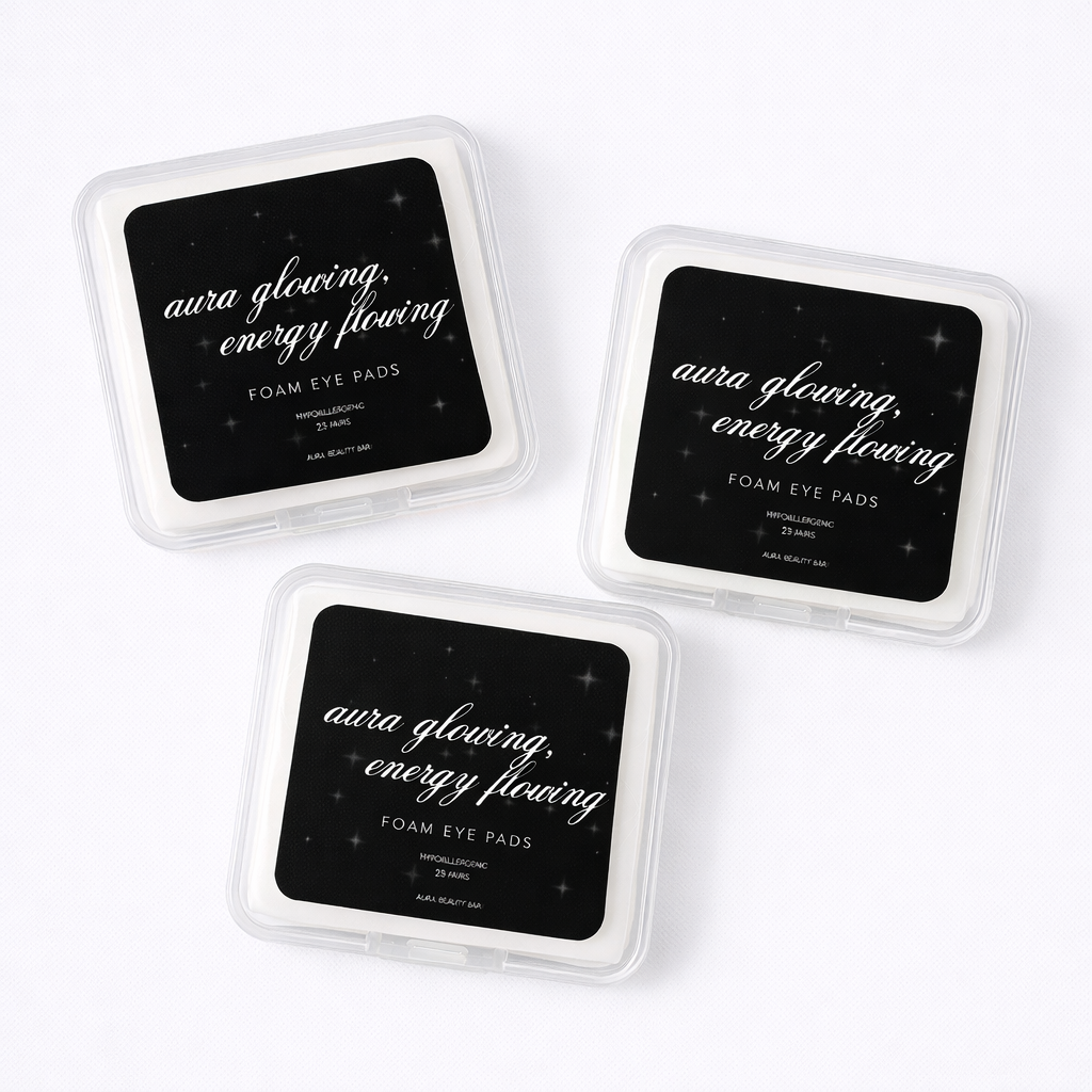 “AURA GLOWING, ENERGY FLOWING” Foam Eye Pads