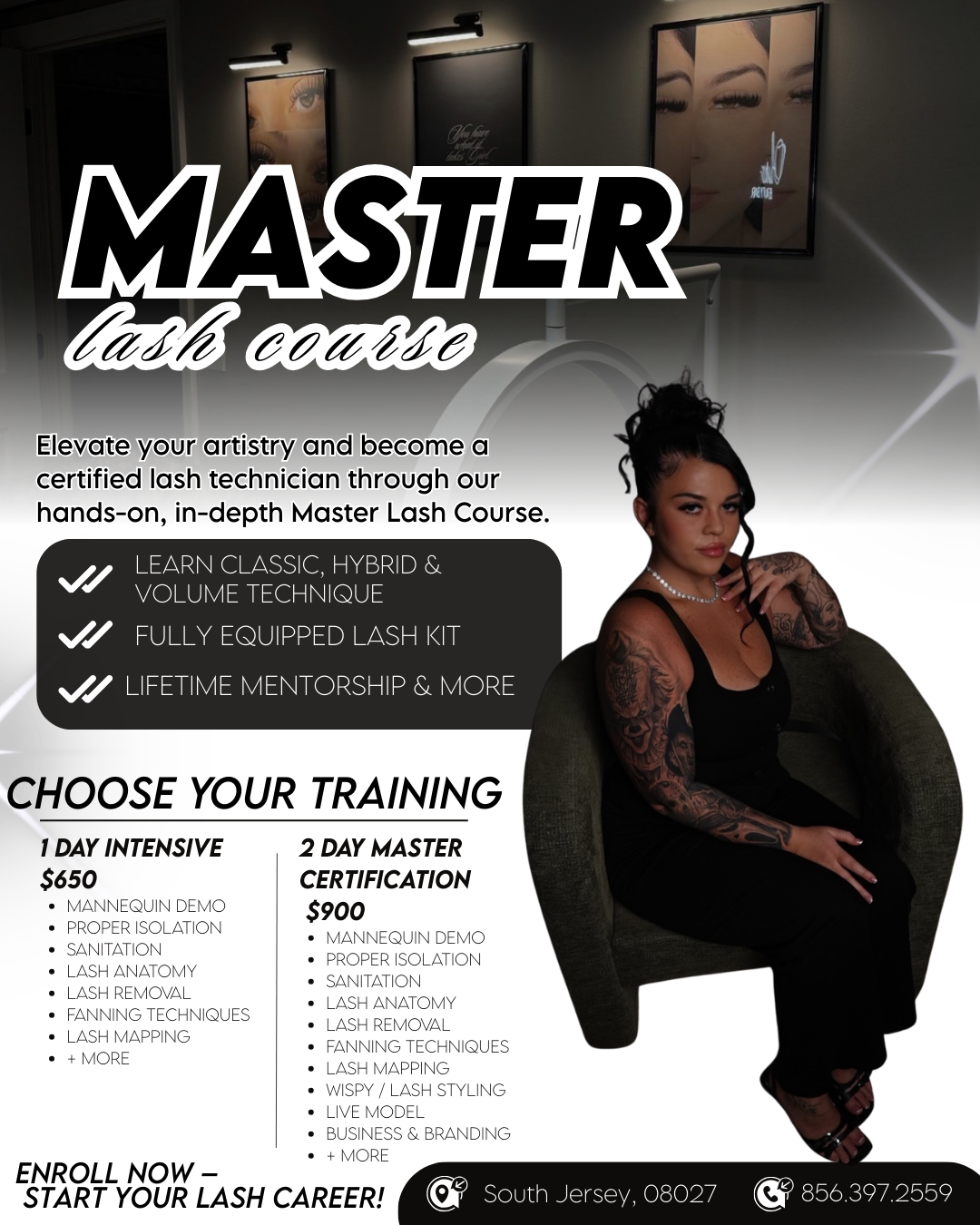 1:1 MASTER LASH COURSE