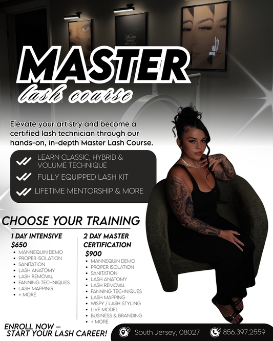 1:1 MASTER LASH COURSE